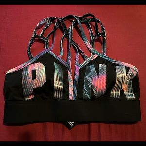 PINK VICTORIAS SECRET ULTIMATE STRAPPY BRA